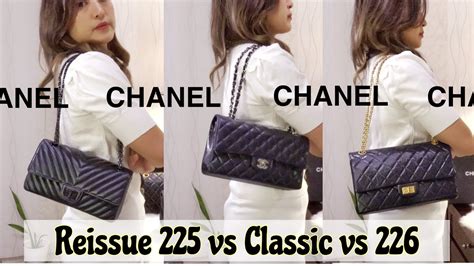 chanel classic vs reissue|chanel reissue bag.